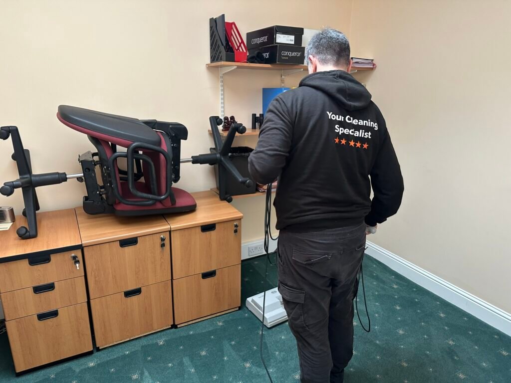 Hexaclean specialist deep cleaning commercial office carpets in Dublin